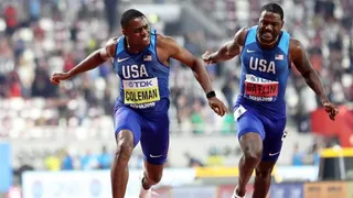 Coleman destronó a Gatlin y se convirtió en el campeón mundial de los 100 metros planos