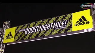 Así fue la Santiago Boost Night Mile de adidas