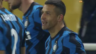 ¡Golazo! Alexis la peleó y con un zurdazo anotó el primero de Inter ante Parma en la Serie A