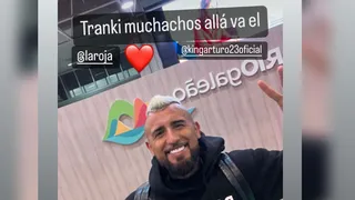 “Tranqui muchachos”: Arturo Vidal viajó a Europa para sumarse a La Roja