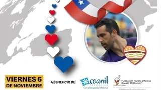 Claudio Bravo hizo importante donación a campaña de Coanil y McDonald’s