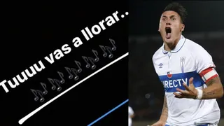 La ofensiva frase de Nicolás Castillo para celebrar triunfo de la UC en el clásico con U. de Chile