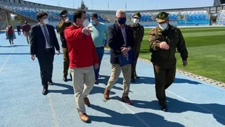 Autoridades inspeccionaron el Estadio El Teniente y autorizaron el aforo para el Superclásico