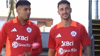 Feliz y complacido: Fernando Zampedri tuvo su primer entrenamiento junto a la selección chilena