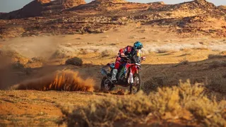 José Ignacio Cornejo logró el quinto lugar en motos en la primera etapa del Dakar