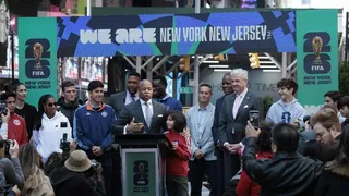 FIFA presentó el logo del Mundial de 2026 en el centro de Nueva York