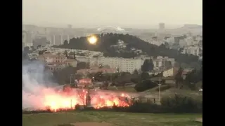 Hinchas de Olympique Marsella causaron desmanes e incendio por malos resultados