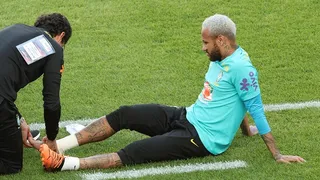 Tite se refirió a lesión de Neymar durante una práctica en Seúl