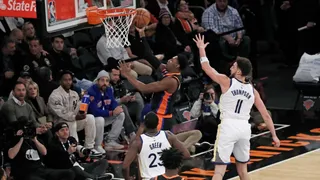 Los Knicks mostraron su mejor cara para batir a unos irreconocibles Warriors