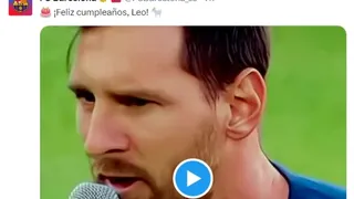 Los fríos saludos de FC Barcelona y PSG para Lionel Messi en su cumpleaños