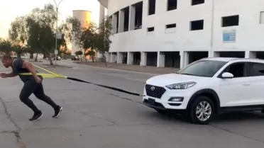 Yasmani Acosta arrastrará un auto como desafío para conseguir 1.800 bolsas solidarias