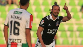 El venezolano Christian Santos liquidó a Palestino con su primer gol por Colo Colo