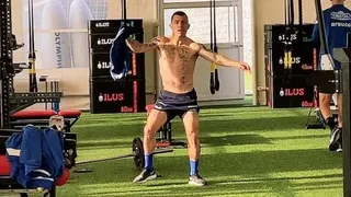 Gary Medel mostró su alegría en la selección chilena y se lució con un llamativo baile