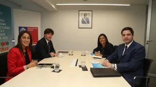 Pablo Squella se reunió con las futuras autoridades del Ministerio del Deporte