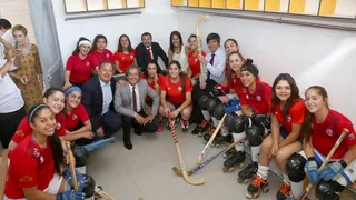 Fueron inaugurados los camarines de la cancha “Marcianitas” de hockey patín
