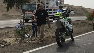 El alemán Jurgen Droessiger sufrió un accidente de tránsito y abandonó el Dakar 2018