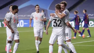 Joshua Kimmich marcó el quinto de Bayern Munich sobre FC Barcelona