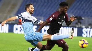 Lazio rescató un empate en el último minuto ante AC Milan por la Serie A
