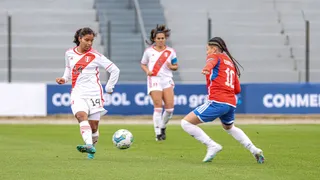 La Roja femenina cayó ante Perú en la primera fecha de la Liga Evolución sub 19