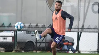 Paulo Díaz abandonó antes de tiempo la práctica de River por el nacimiento de su hijo