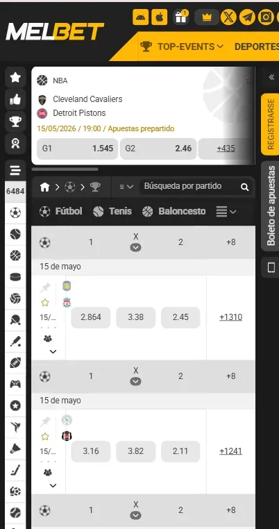 apuestas melbet: apuestas en vivo