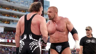 Choque de leyendas: WWE recordó el combate entre Triple H y Sting en Wrestlemania