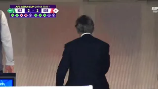 El gesto de Roberto Mancini en la Copa de Asia que generó molestia en Arabia Saudita