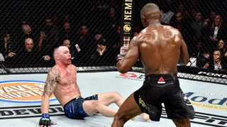 Kamaru Usman le destrozó la mandíbula a Colby Covington y confirmó su título en la UFC
