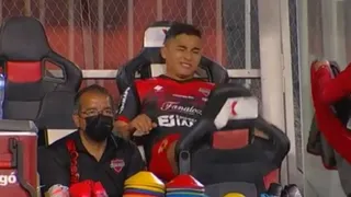 No le gustó para nada: Nicolás Guerra desató su furia tras ser reemplazado ante Colo Colo