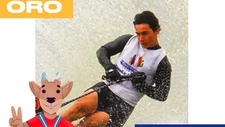 El joven Martín Labra ganó oro en Overall de esquí náutico de Valledupar 2022