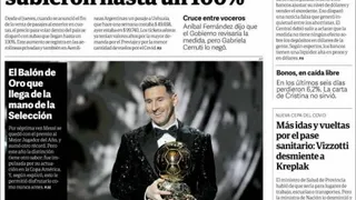 “Decíme qué se siente”: La reacción de la prensa argentina tras el séptimo Balón de Oro a Messi
