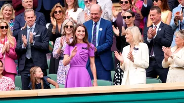 Kate Middleton reapareció en la final de Wimbledon y fue ovacionada por el público