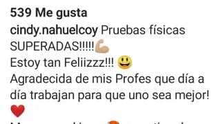 Cindy Nahuelcoy superó las pruebas físicas para árbitros nacionales