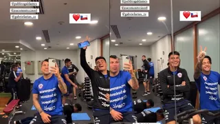 Medel, Galdames y Montecinos iniciaron con todo el trabajo físico este domingo en La Roja