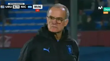 ¿Se enojó Bielsa? El descuento de Nicaragua ante una pasiva defensa de Uruguay