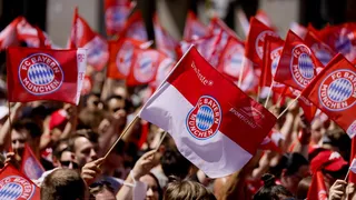 Bayern festejó su título de Bundesliga junto a sus aficionados en Munich