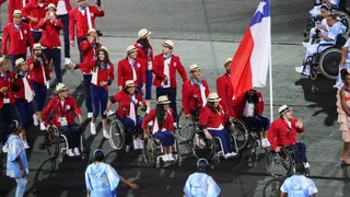 El desfile de Chile en la inauguración de los Juegos Paralímpicos de Río 2016
