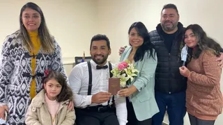 La felicidad de Robinson Méndez tras contraer matrimonio