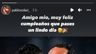 “Te extraño, como tú me extrañas a mí”: Solari mandó emotivo regalo al cumpleañero Suazo