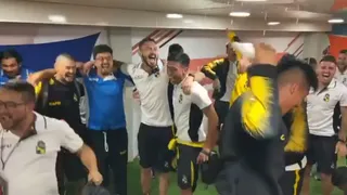 El desatado festejo de Coquimbo Unido tras su histórica clasificación en Copa Sudamericana