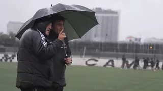 Colo Colo trabajó en una lluviosa jornada en el Monumental