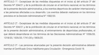 Gobierno de Argentina autorizó la realización de la Copa América
