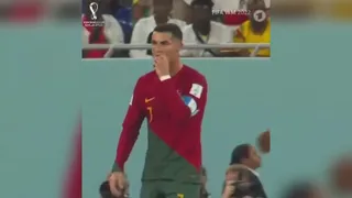 Viral: ¿Qué estaba comiendo Cristiano en el partido con Ghana?