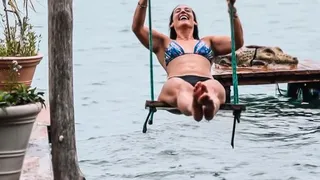 Antonia y Melita Abraham continúan con sus paradisíacas vacaciones en México