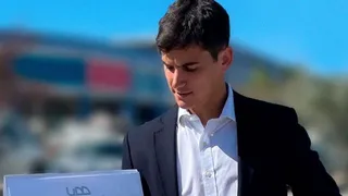 Jugador de La Serena Santiago Dittborn recibió su diploma de ingeniero comercial