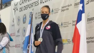 Natación: Kristel Köbrich ganó medalla de plata en Sudamericano en Buenos Aires