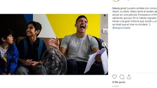Alexis Sánchez comenzó a grabar la película de Fábula