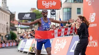 Mo Farah volvió con victoria en el medio maratón de Londres