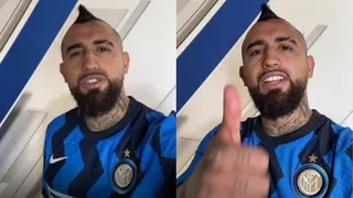 ¿Y Alexis? Arturo Vidal fue parte del saludo de Navidad de Inter de Milán