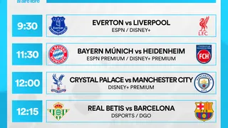 Partidos de hoy, sábado 7 de diciembre: Horarios y cómo ver fútbol en vivo